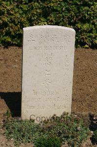 Tincourt New British Cemetery - Han Jen Kuei, 